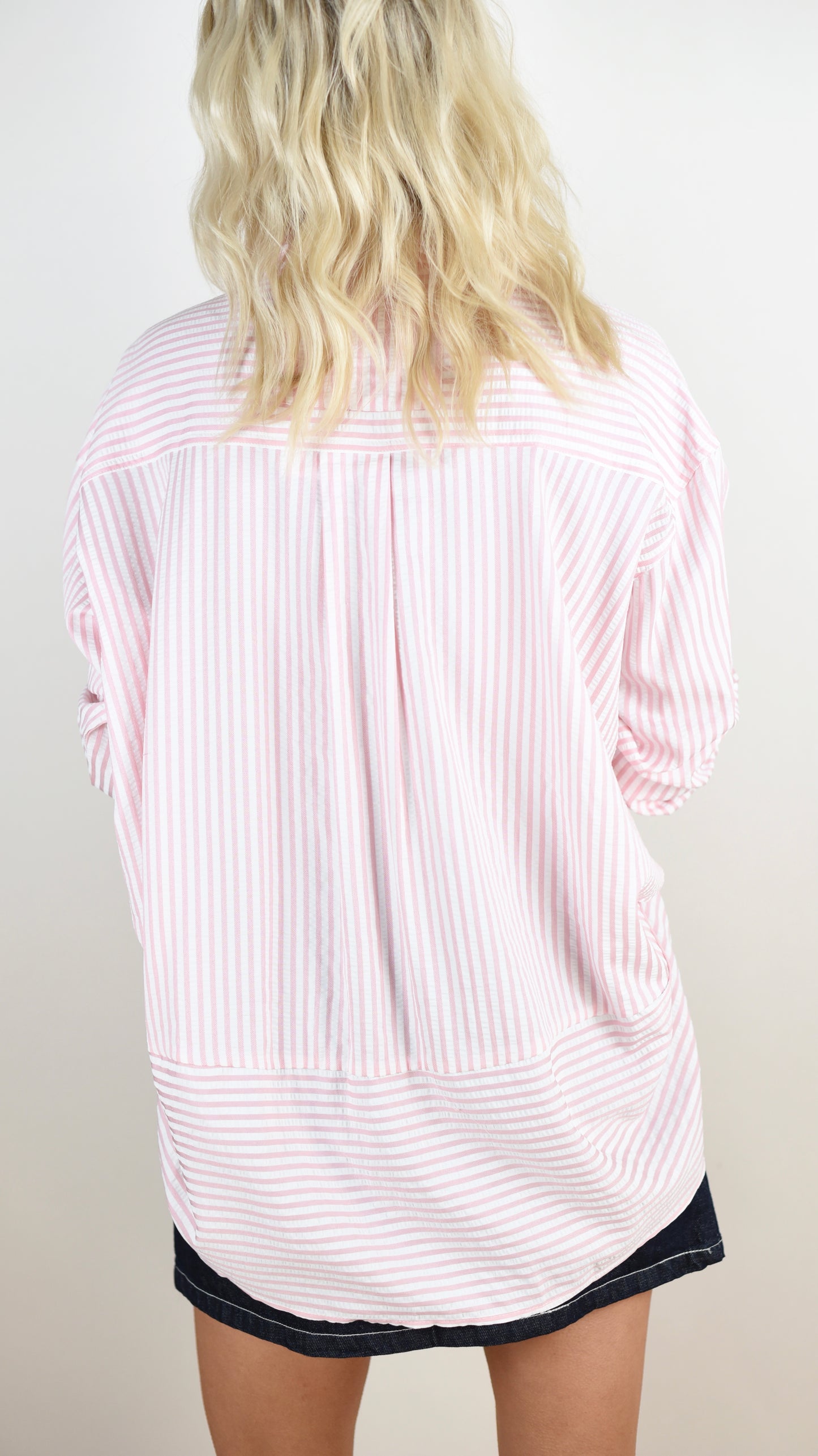 Anna Pink Button Down