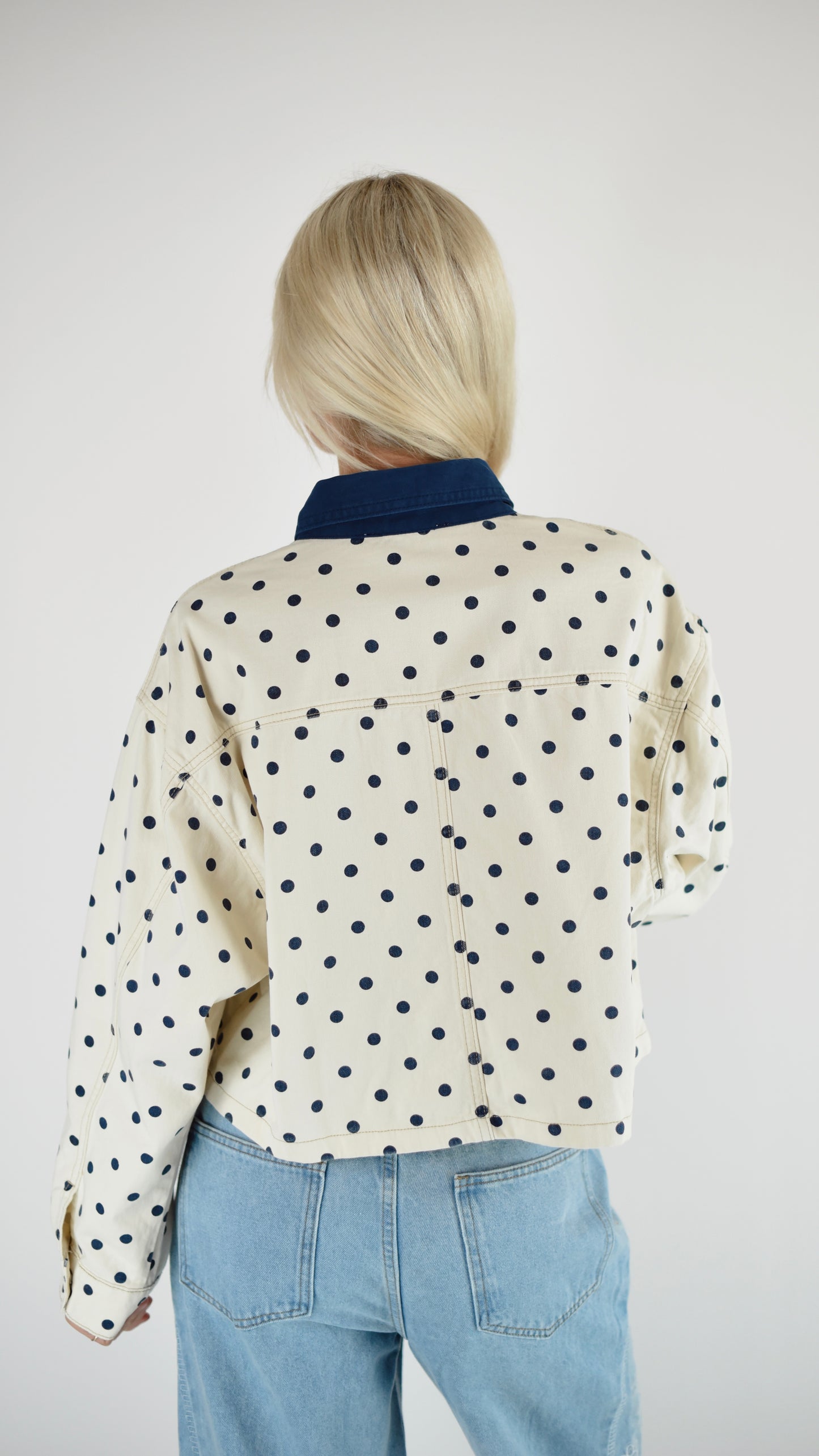 Bethany Cream Polka Dot Jacket