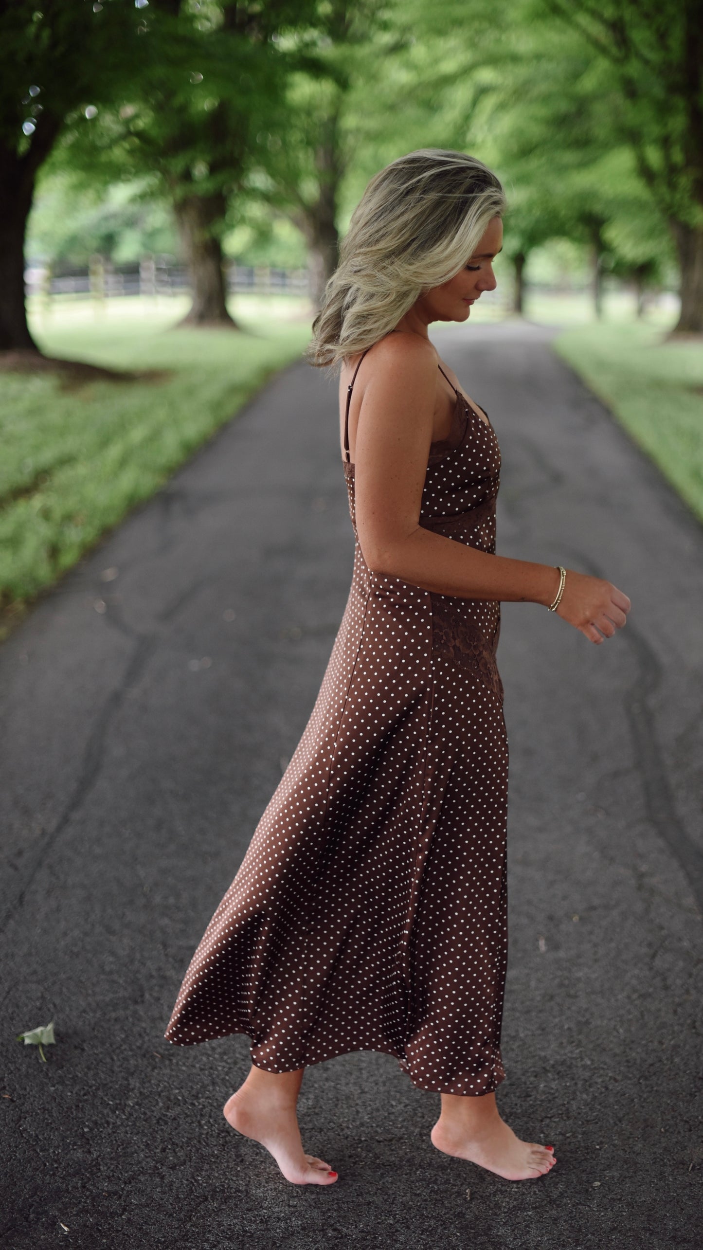 Malissa Brown Maxi Dress