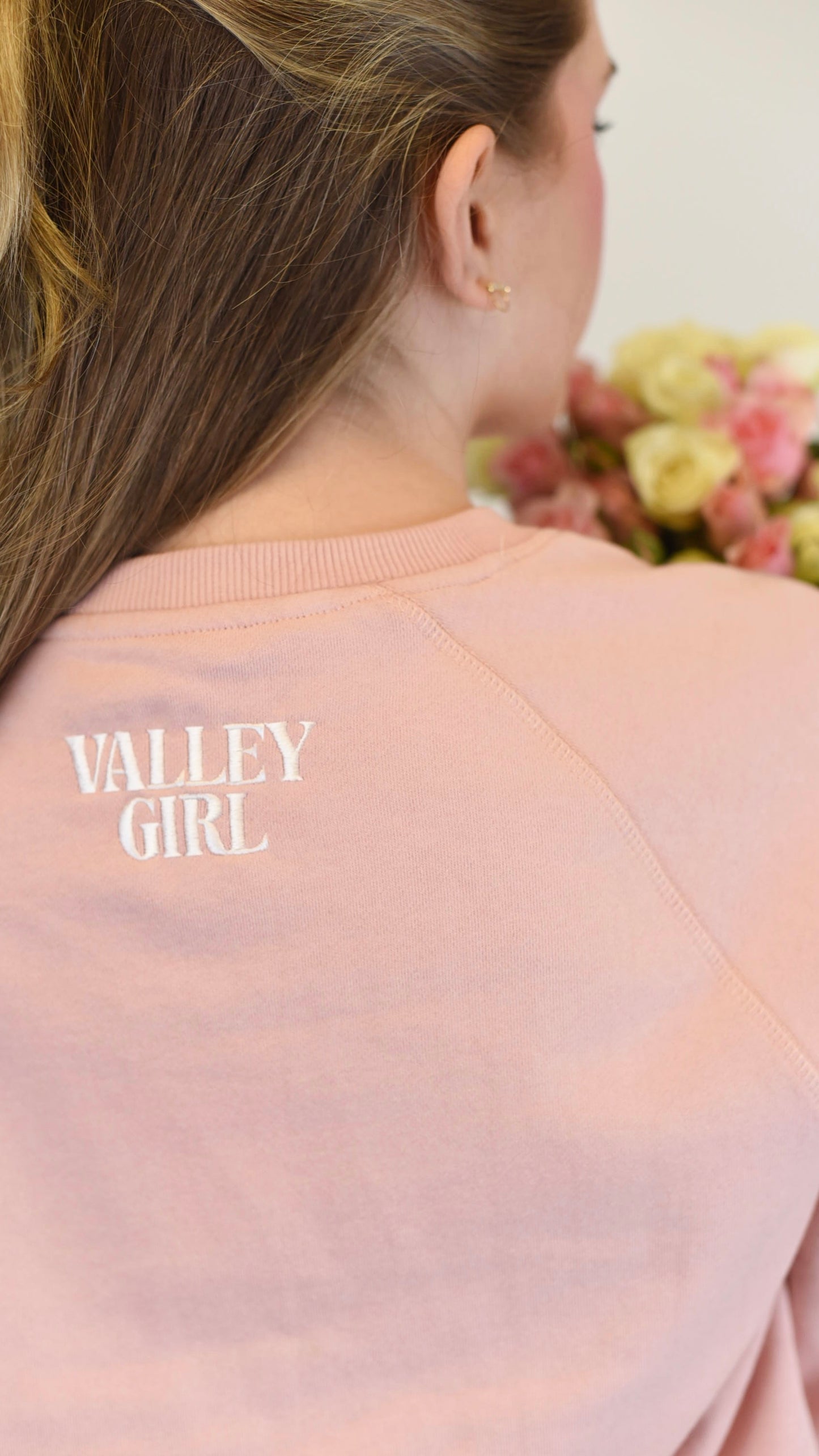 Pink Bow Valley Girl Sweatshirt
