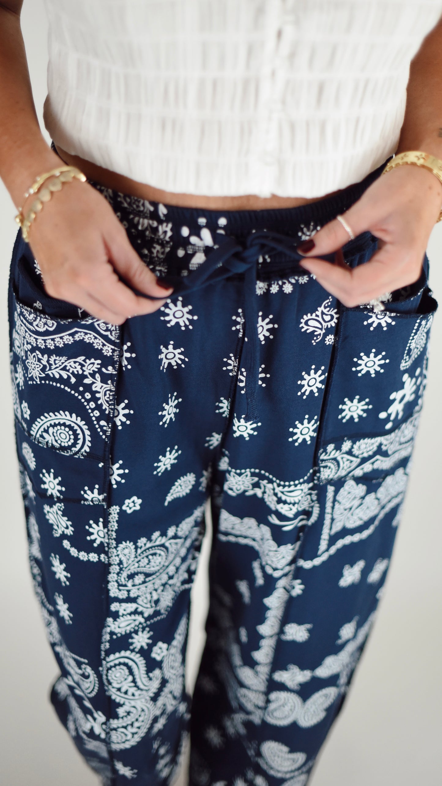 Bethany Bandana Barrel Pant