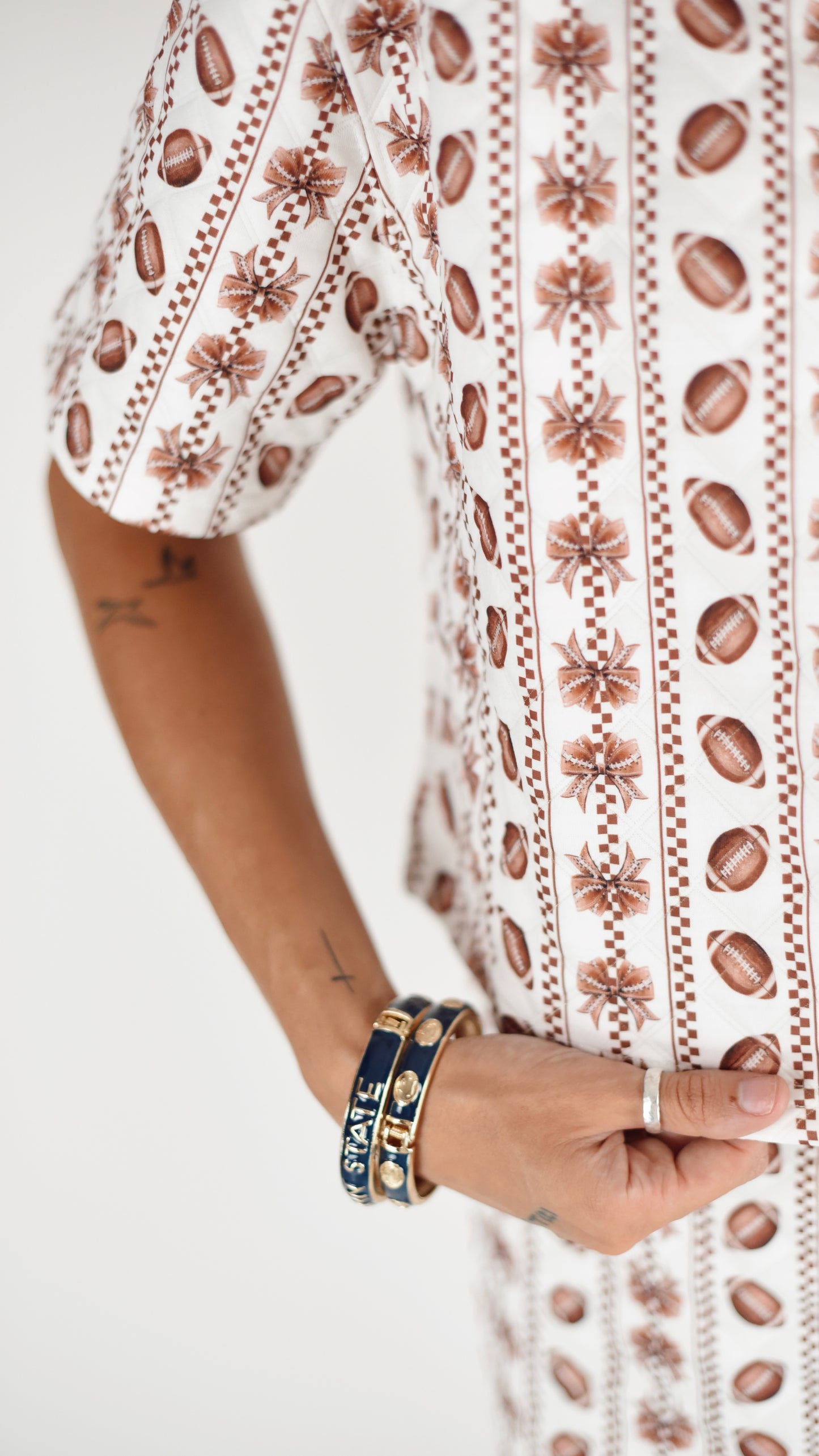Louise Quilted Football Skort Set