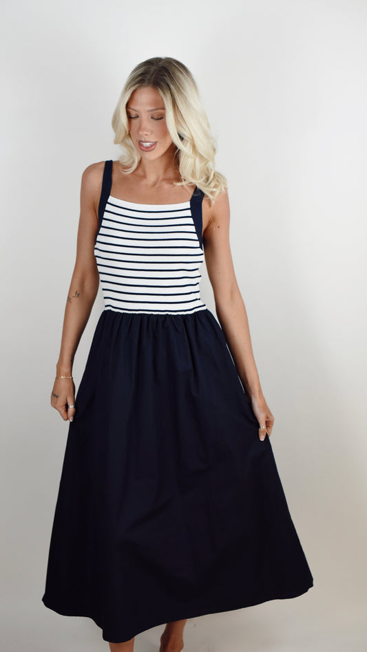 Colette Navy Dress