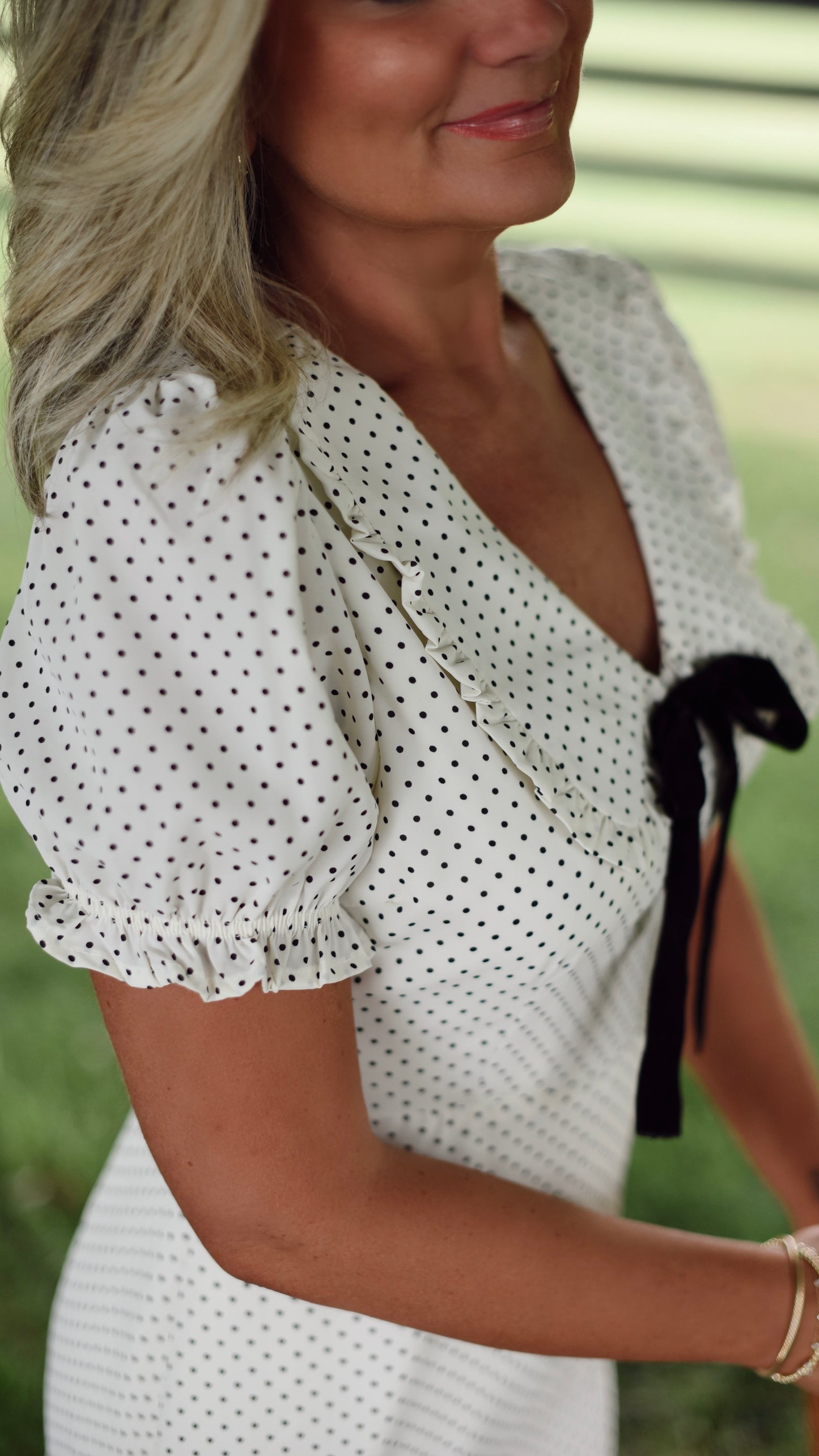 Alicia Polka Dot Dress