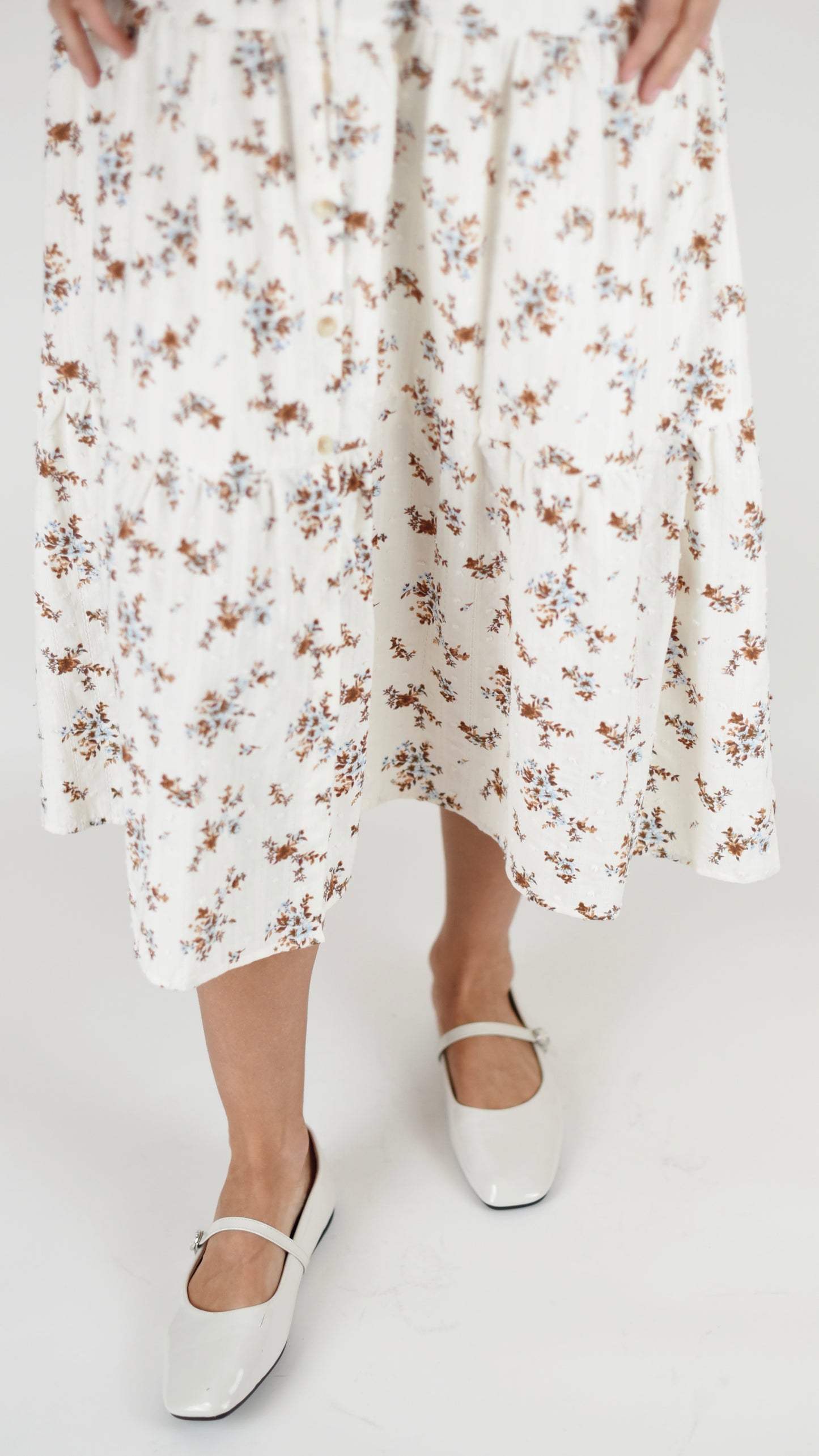 Maryanne Cream Floral Dress