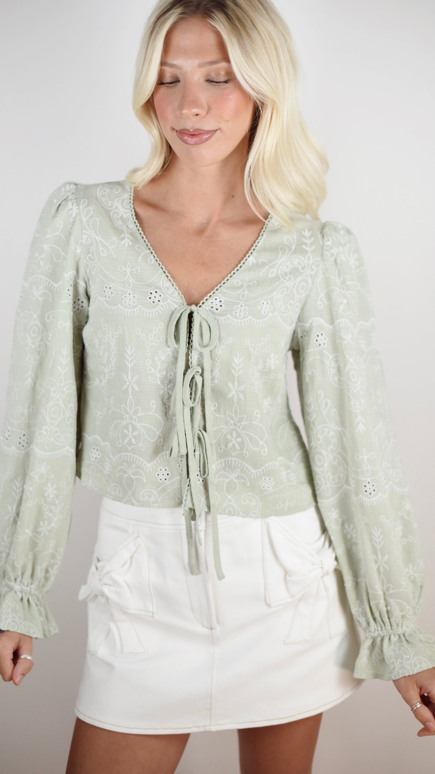 Mavis Green Top