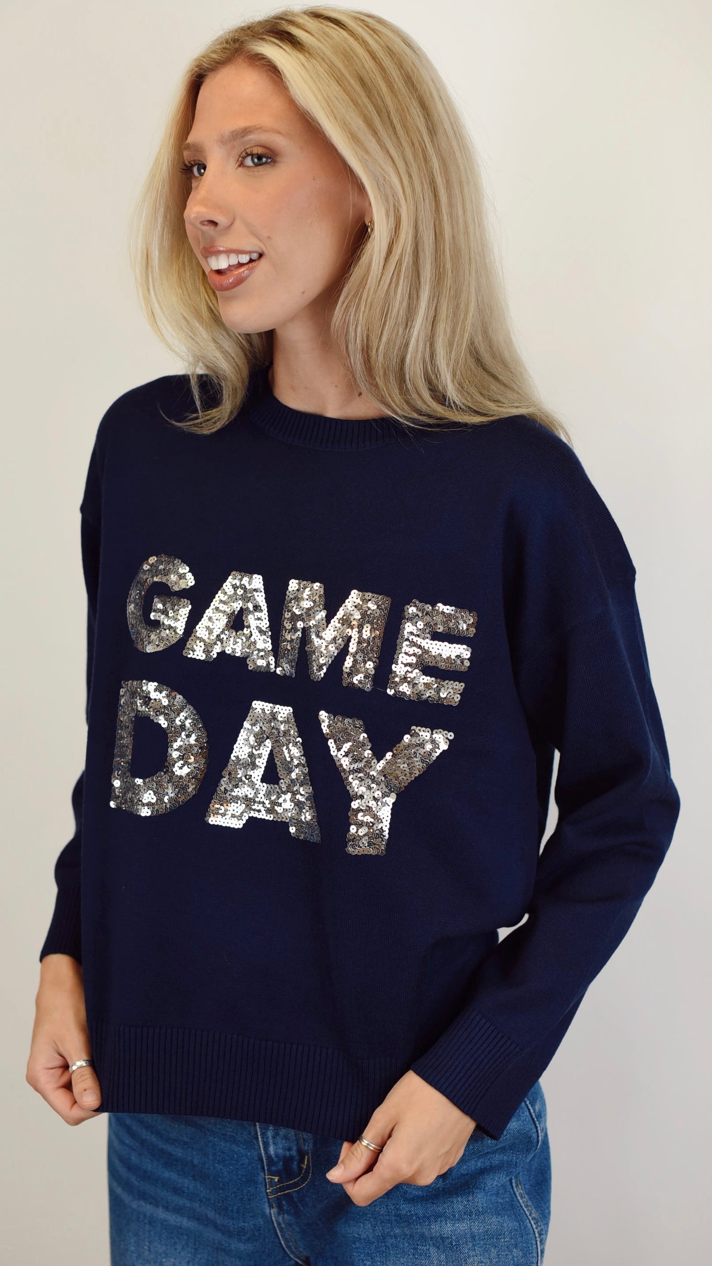 Katie Navy Game Day