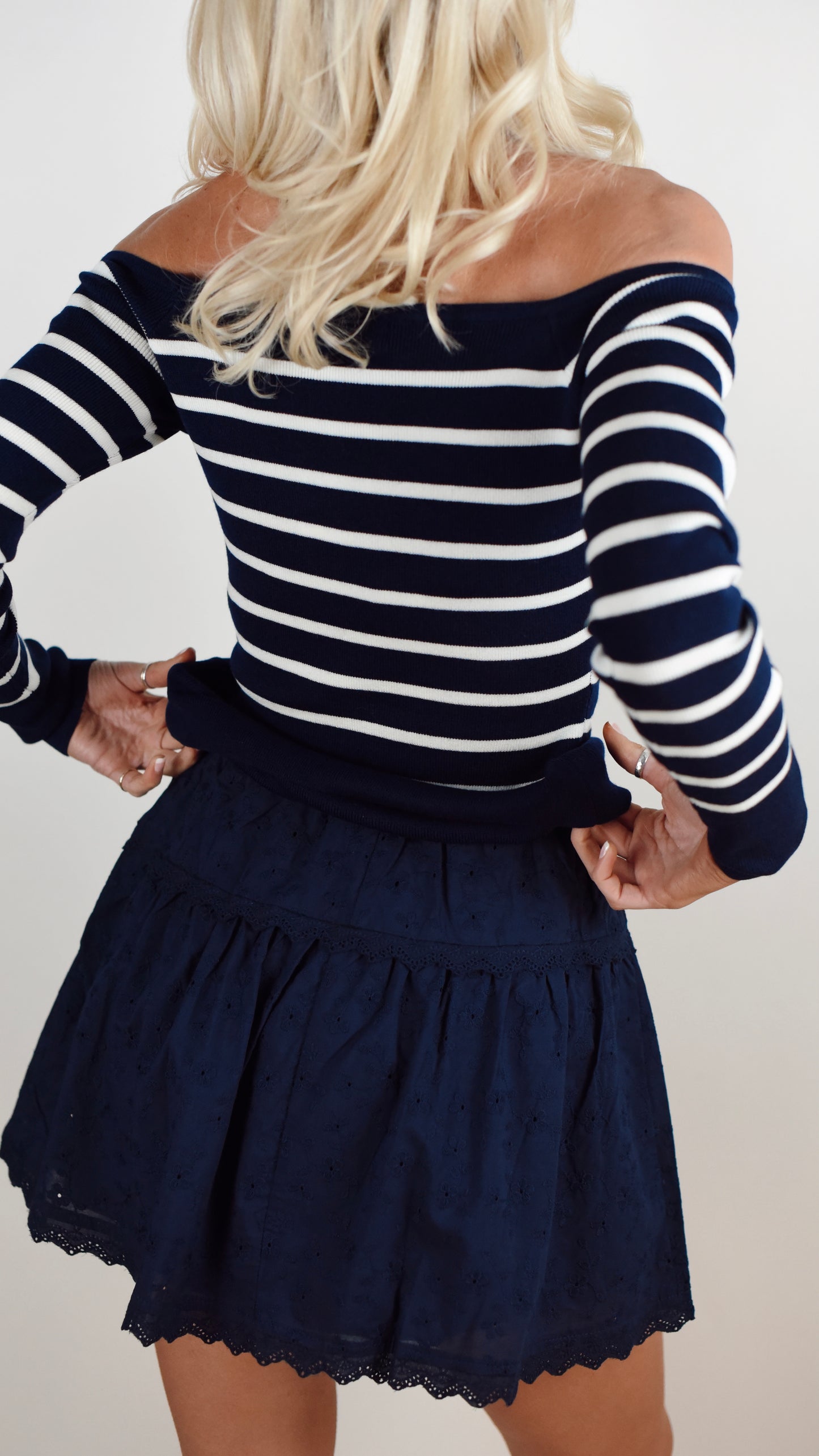 Kelly Navy Skirt
