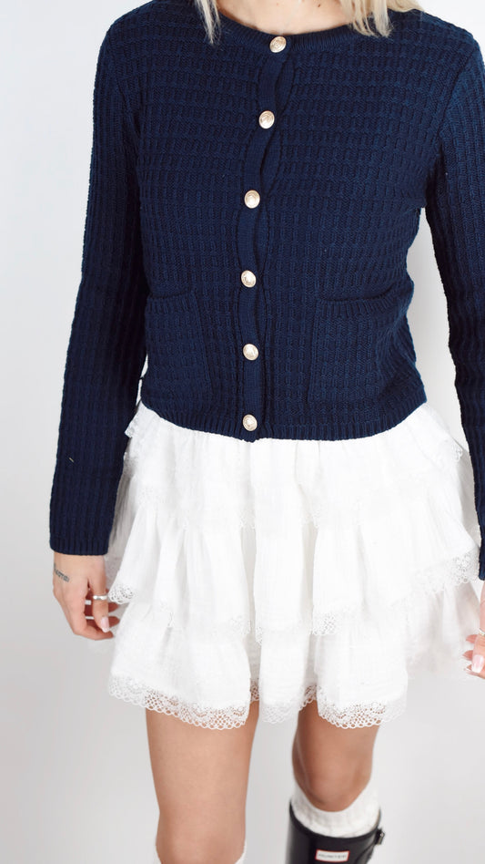 Dorthy Waffle Sweater