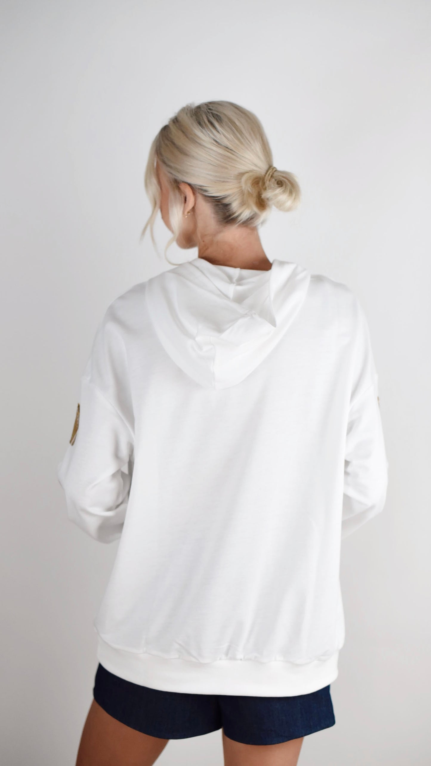 Bridget White Hoodie