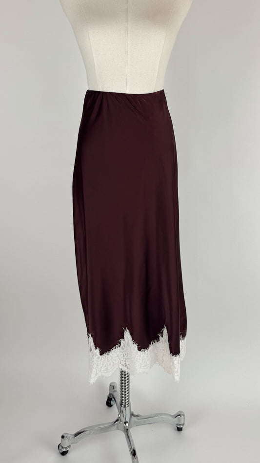 Octavia Chocolate Lace Skirt