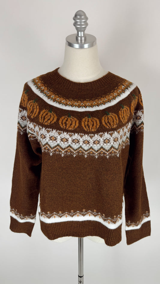 Charlie Pumpkin Brown Sweater
