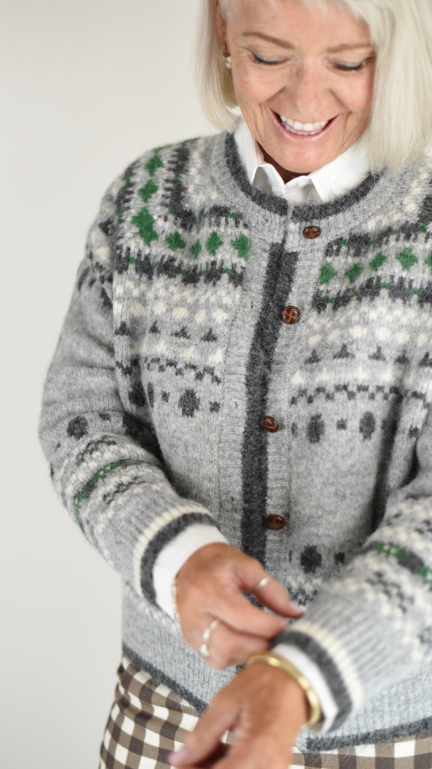 Victoria Fairisle Knit Cardigan