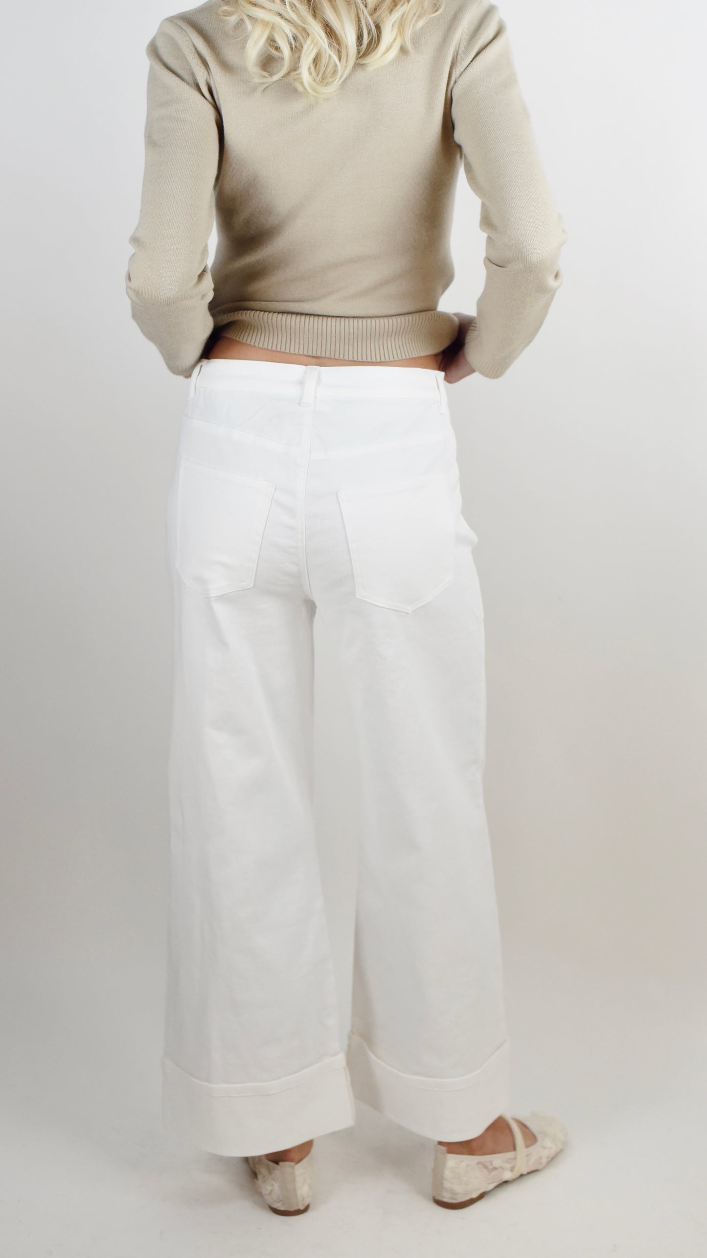 Mavis White Pant