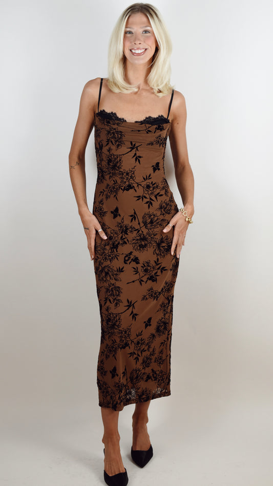 Sophia Brown Dress