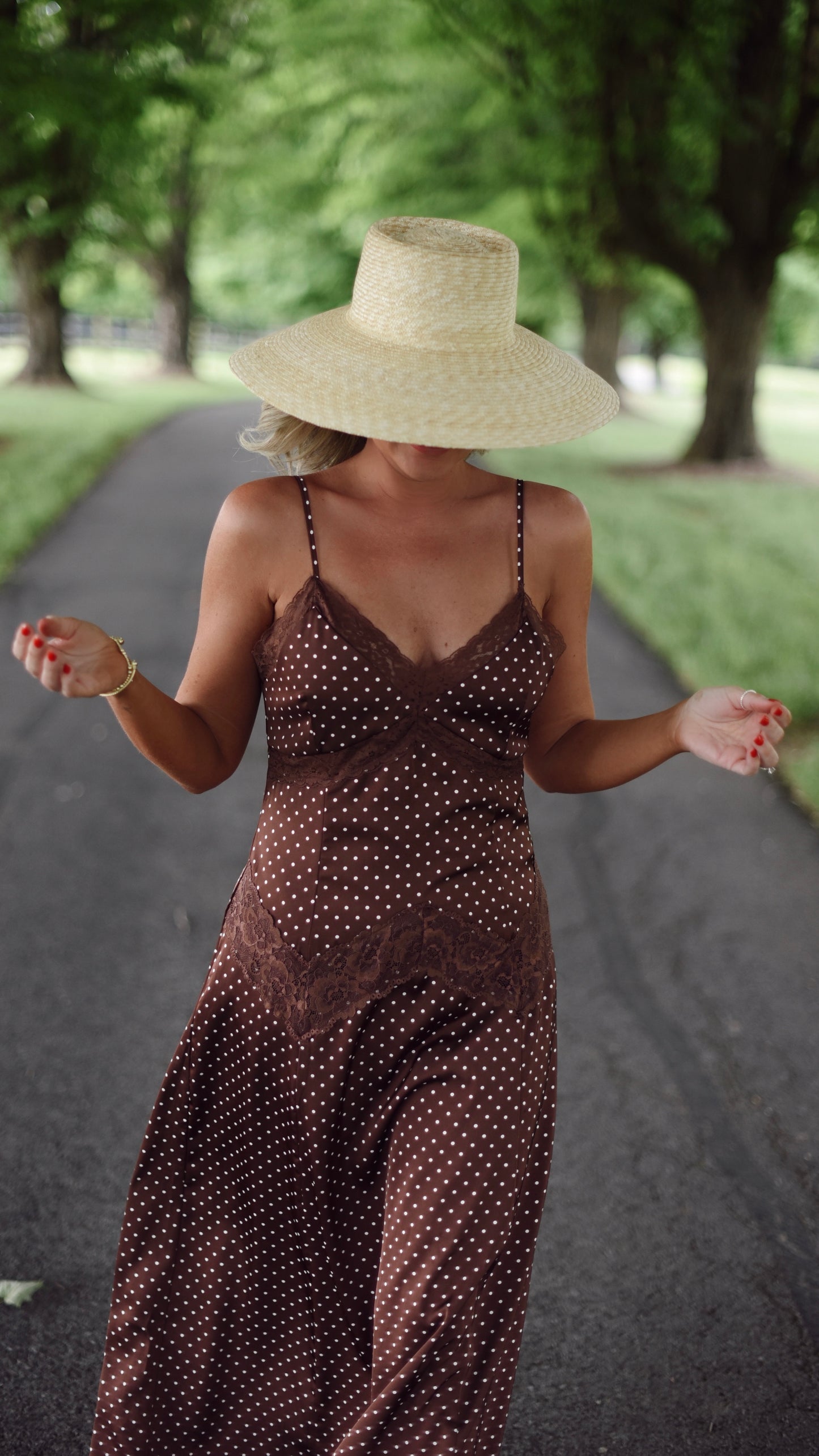 Malissa Brown Maxi Dress