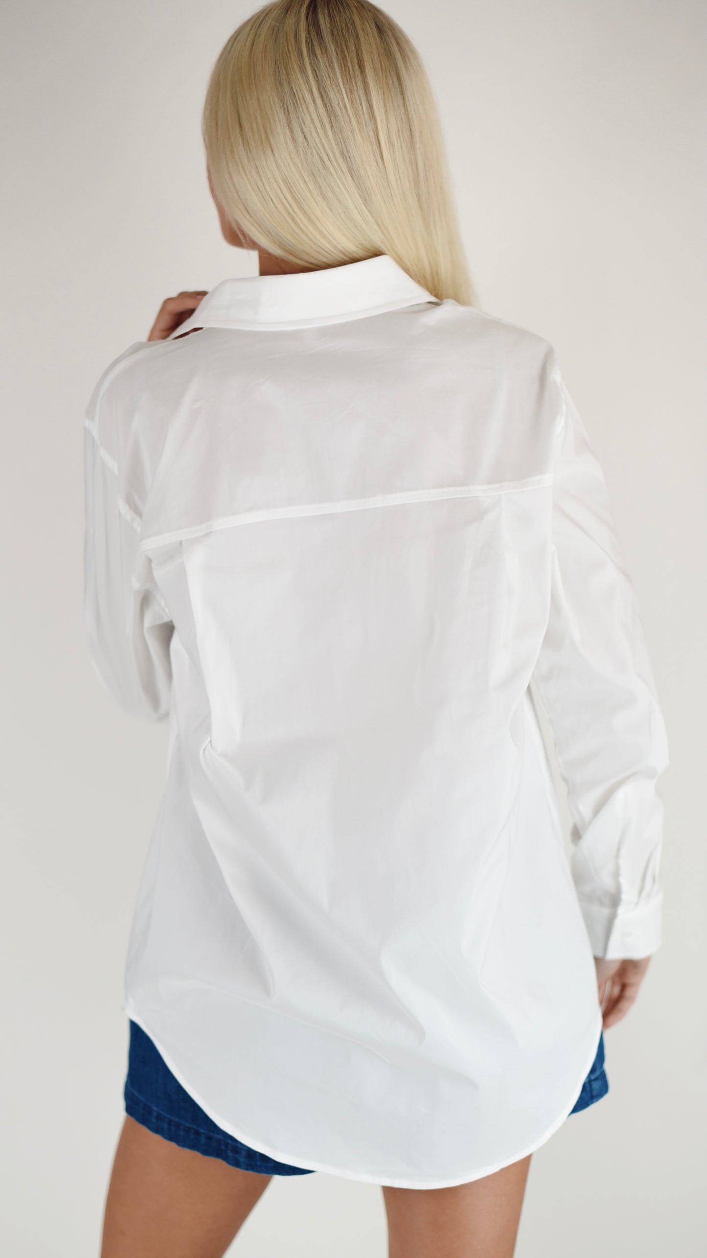 Maggie White Button Down Shirt