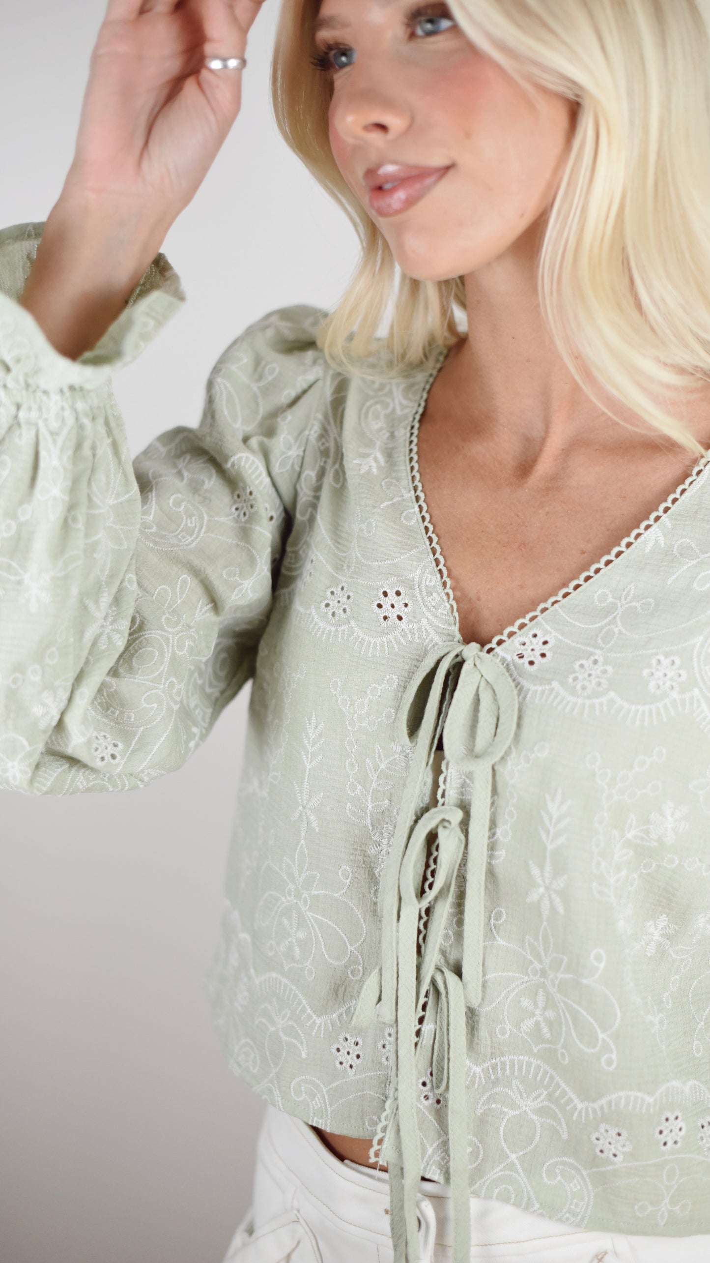 Mavis Green Top