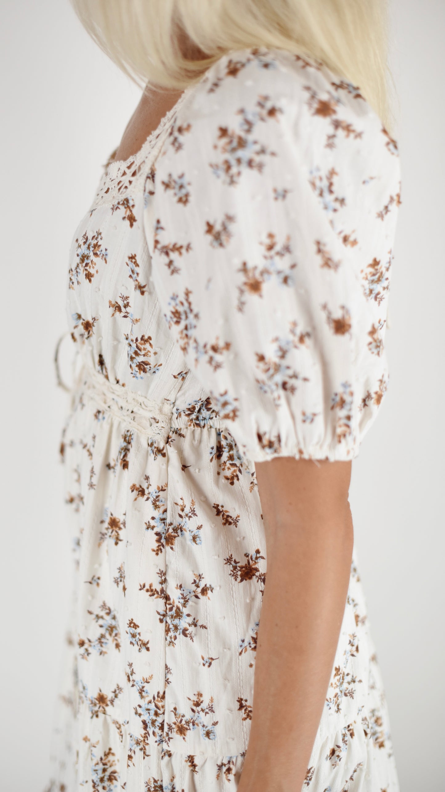 Maryanne Cream Floral Dress
