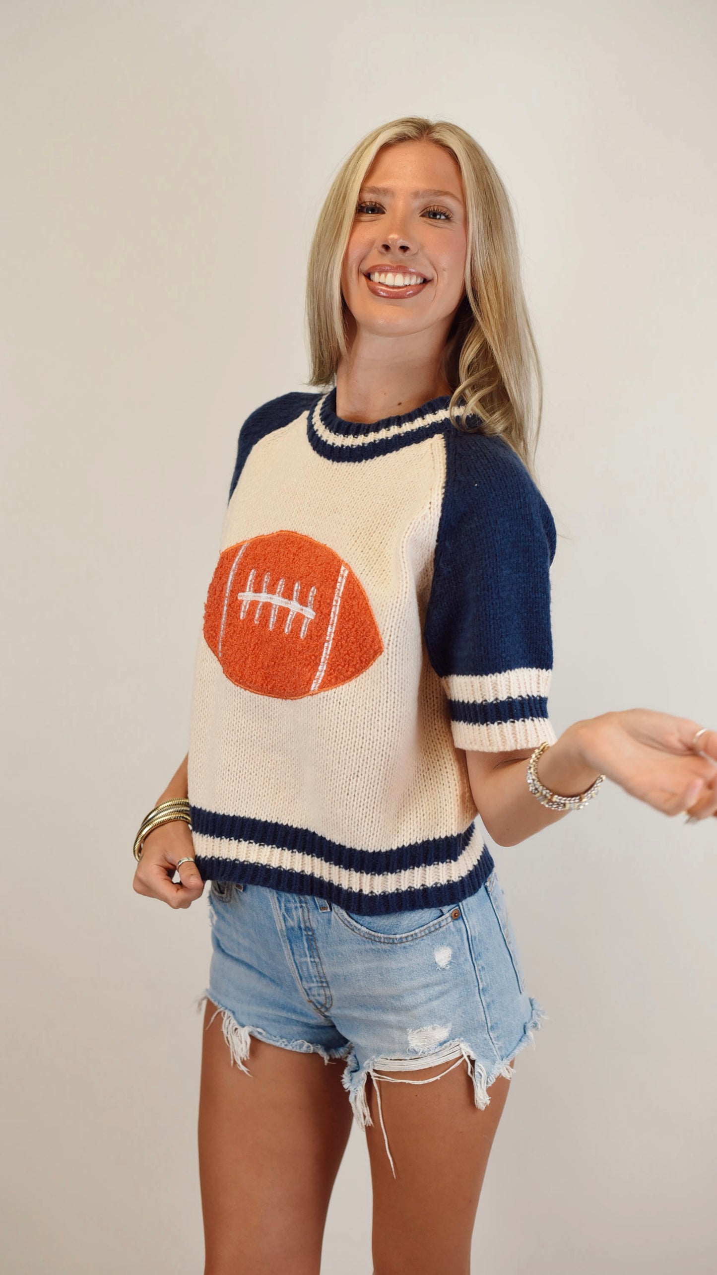 Niki Football Sweater