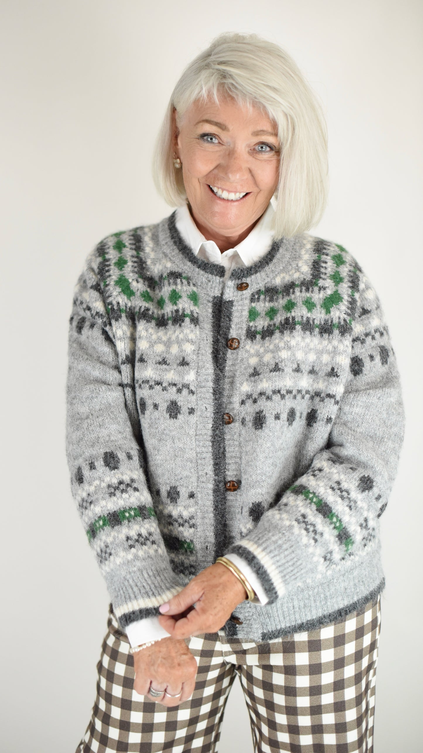 Victoria Fairisle Knit Cardigan