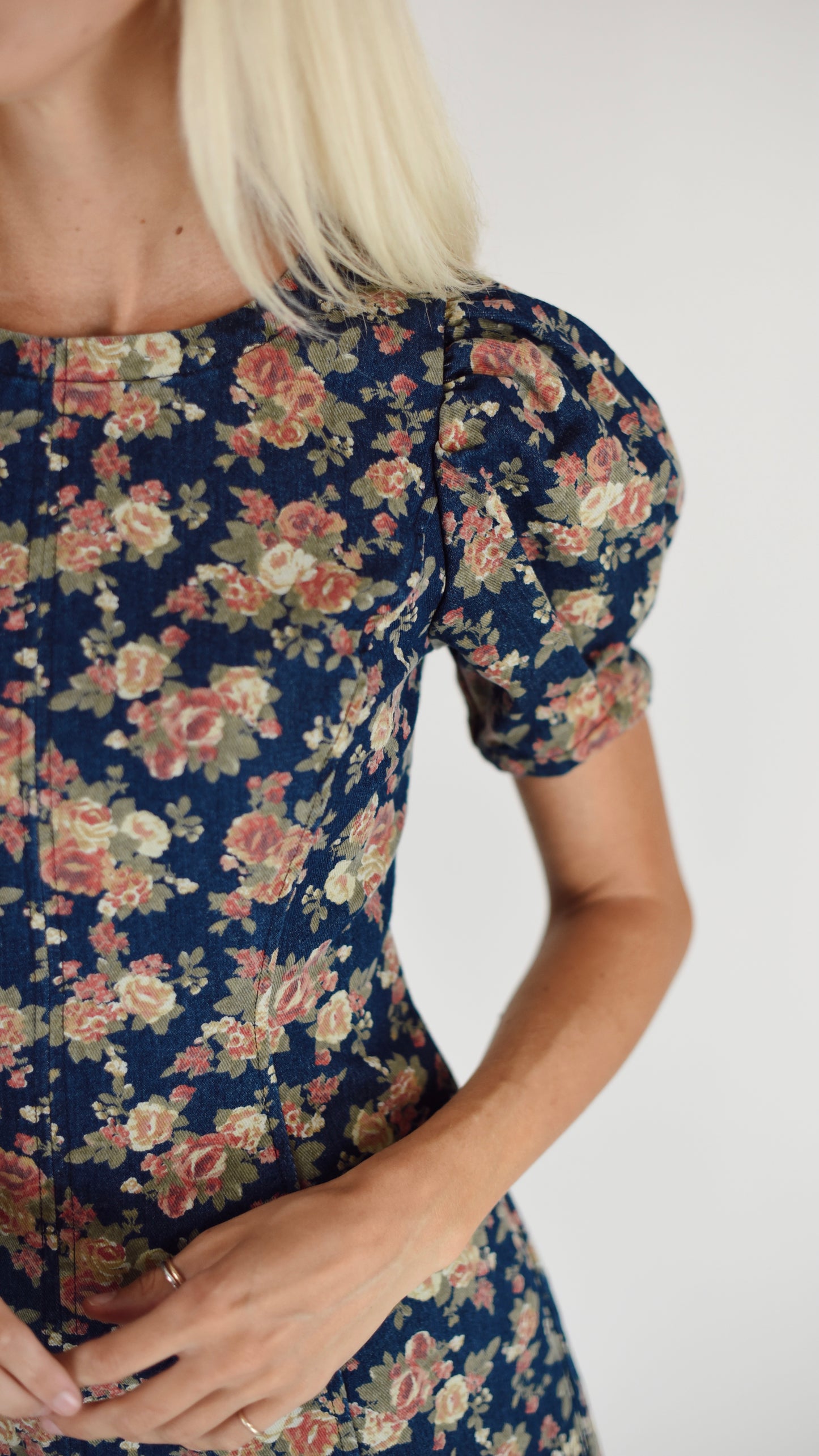 Margret Fall Floral Dress