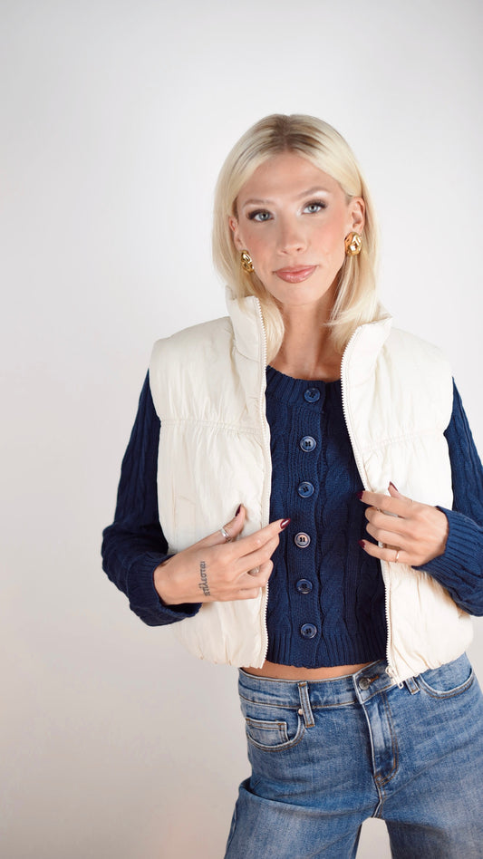Alice Ivory Vest