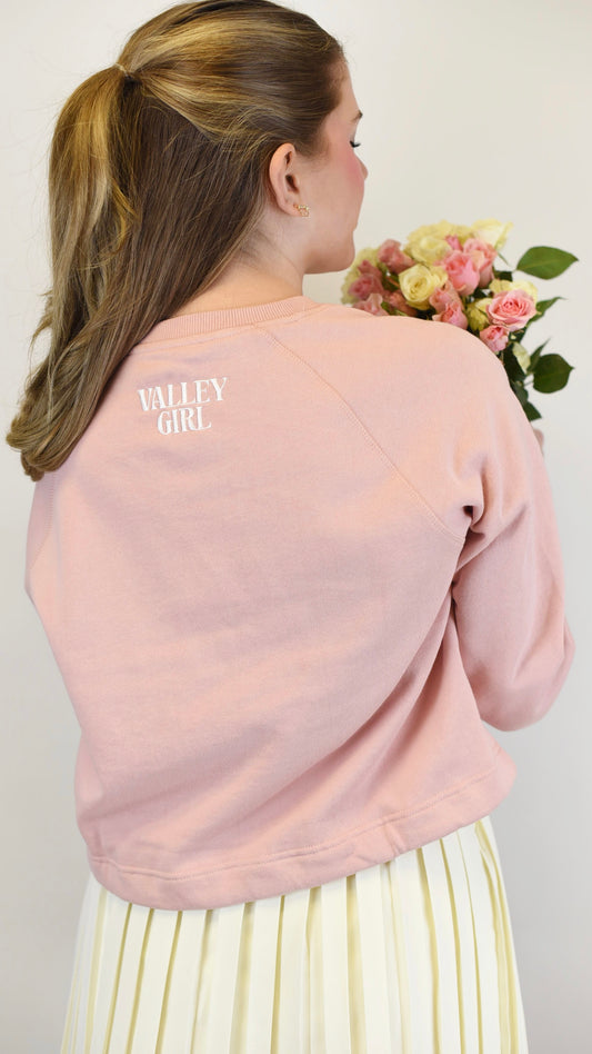 Pink Bow Valley Girl Sweatshirt