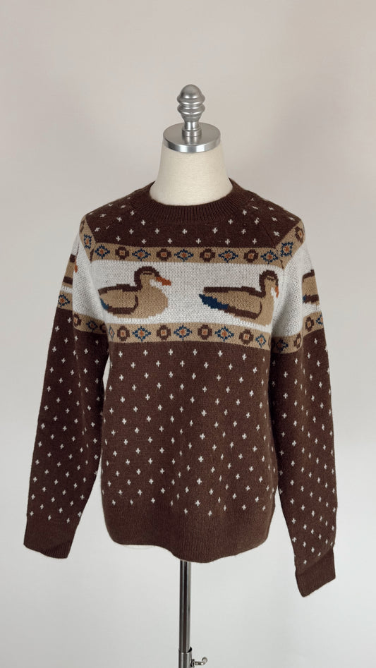 Dorthy Chocolate Duck Sweater