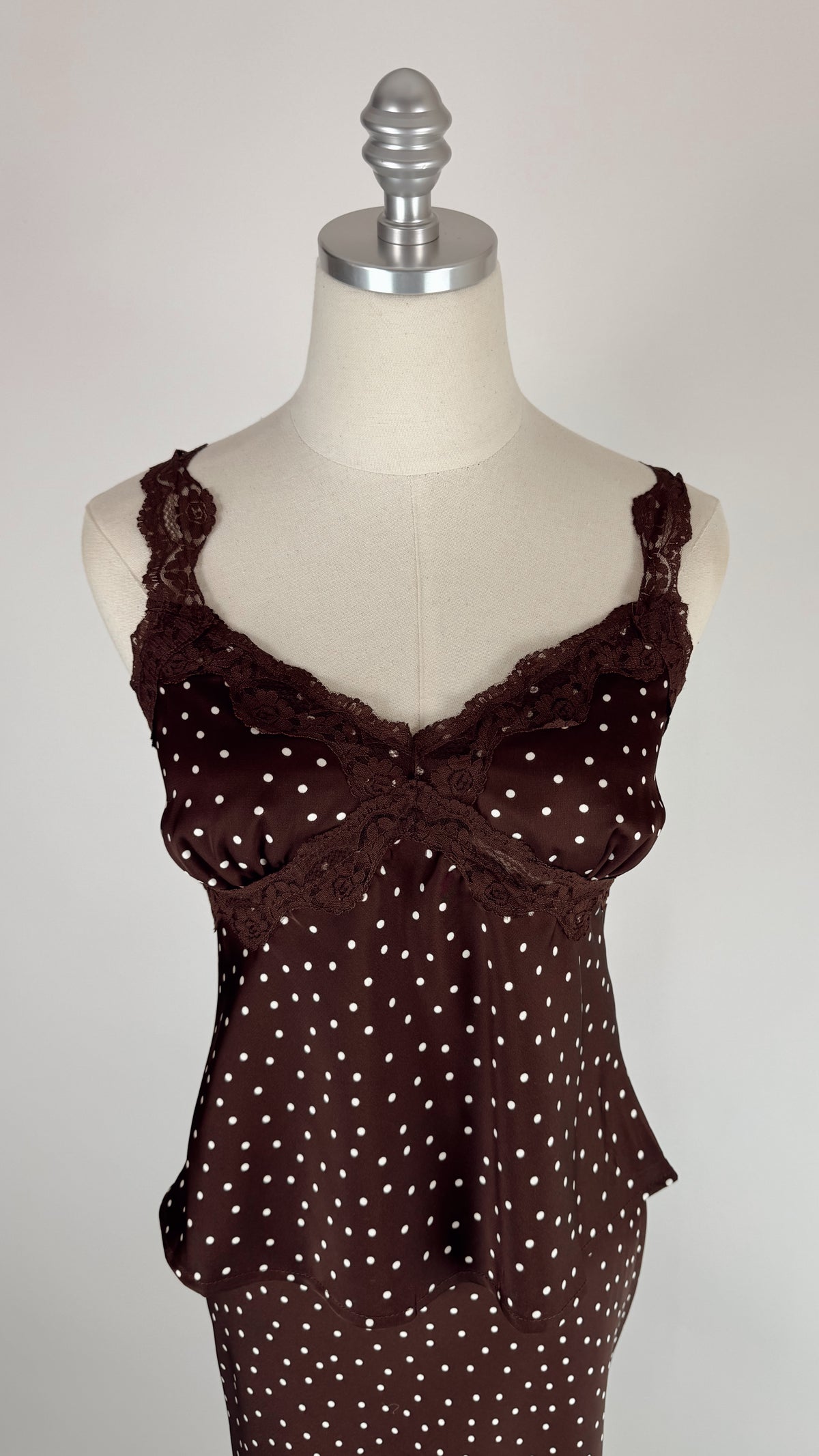 Rikki Chocolate Lace Cami