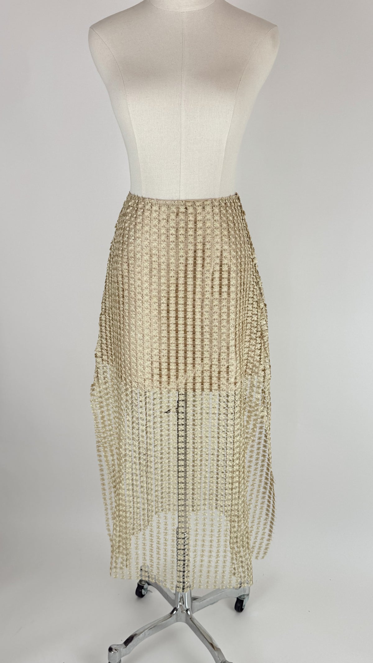 Sabrina Gold Woven Skirt