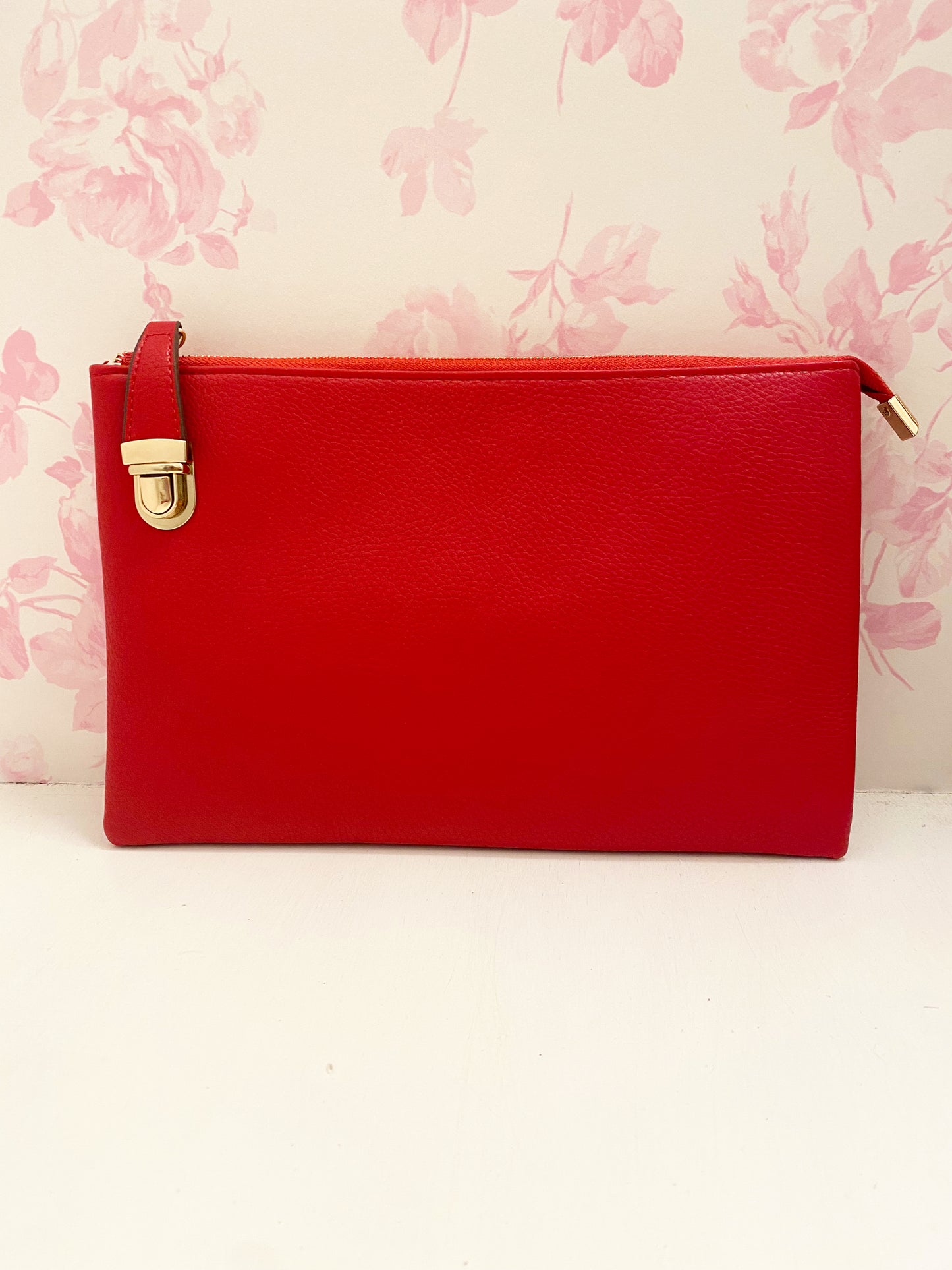 Large Red Clutch